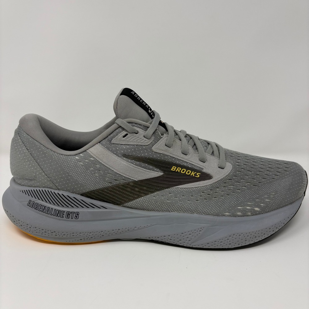 Brooks Adrenaline GTS 24 Size 11 Men's Grey Running Shoes Sneakers 1104371D084